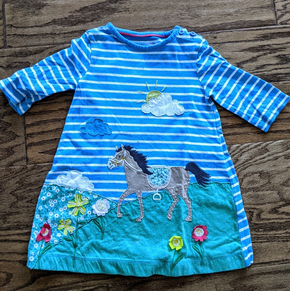 Mini Boden - Spring horse dress